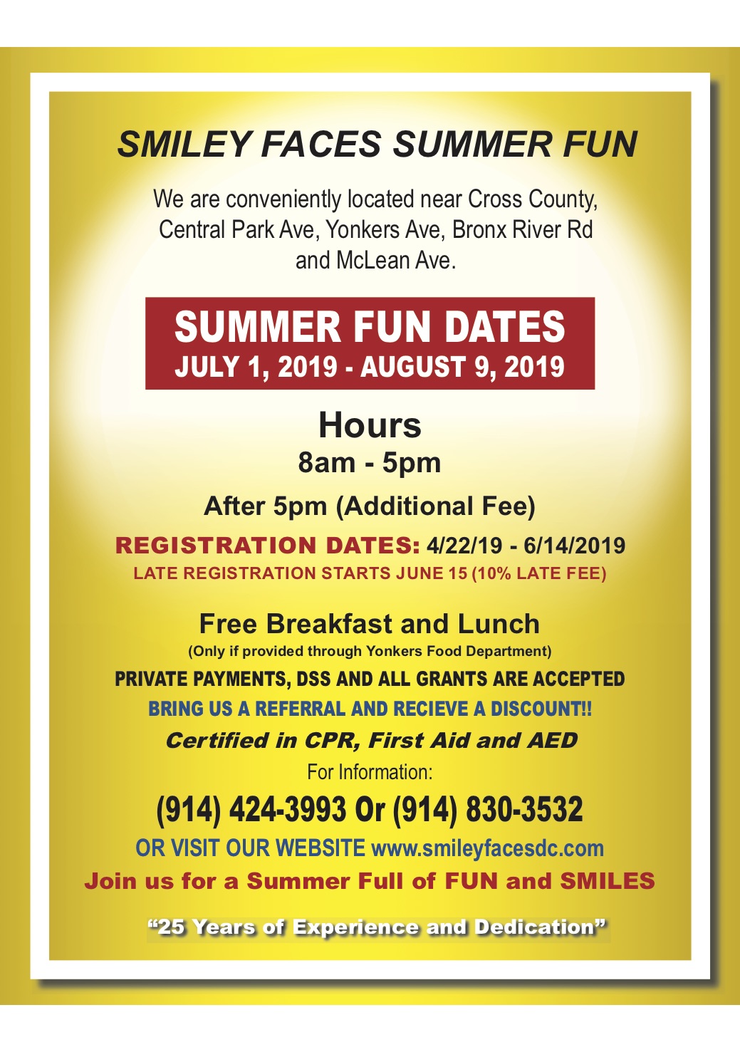 Summer Camp in yonkers N.Y